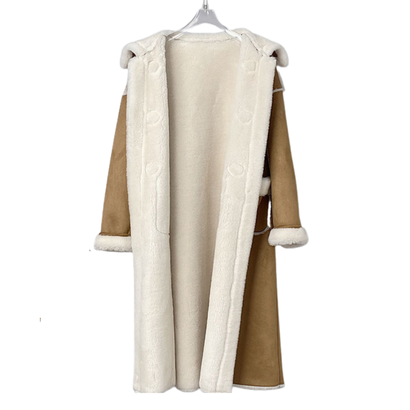 Long Suédine Coat