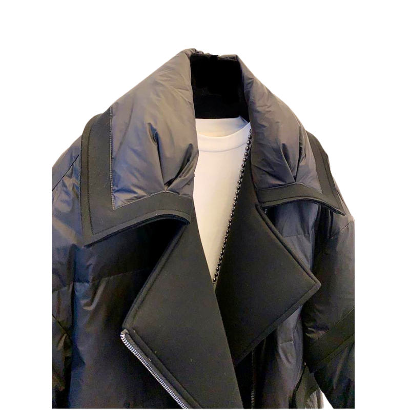 Blouson Bi-Materials