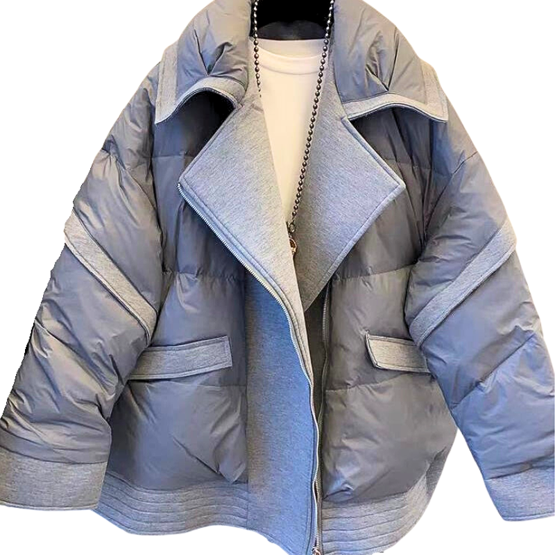 Blouson Bi-Materials