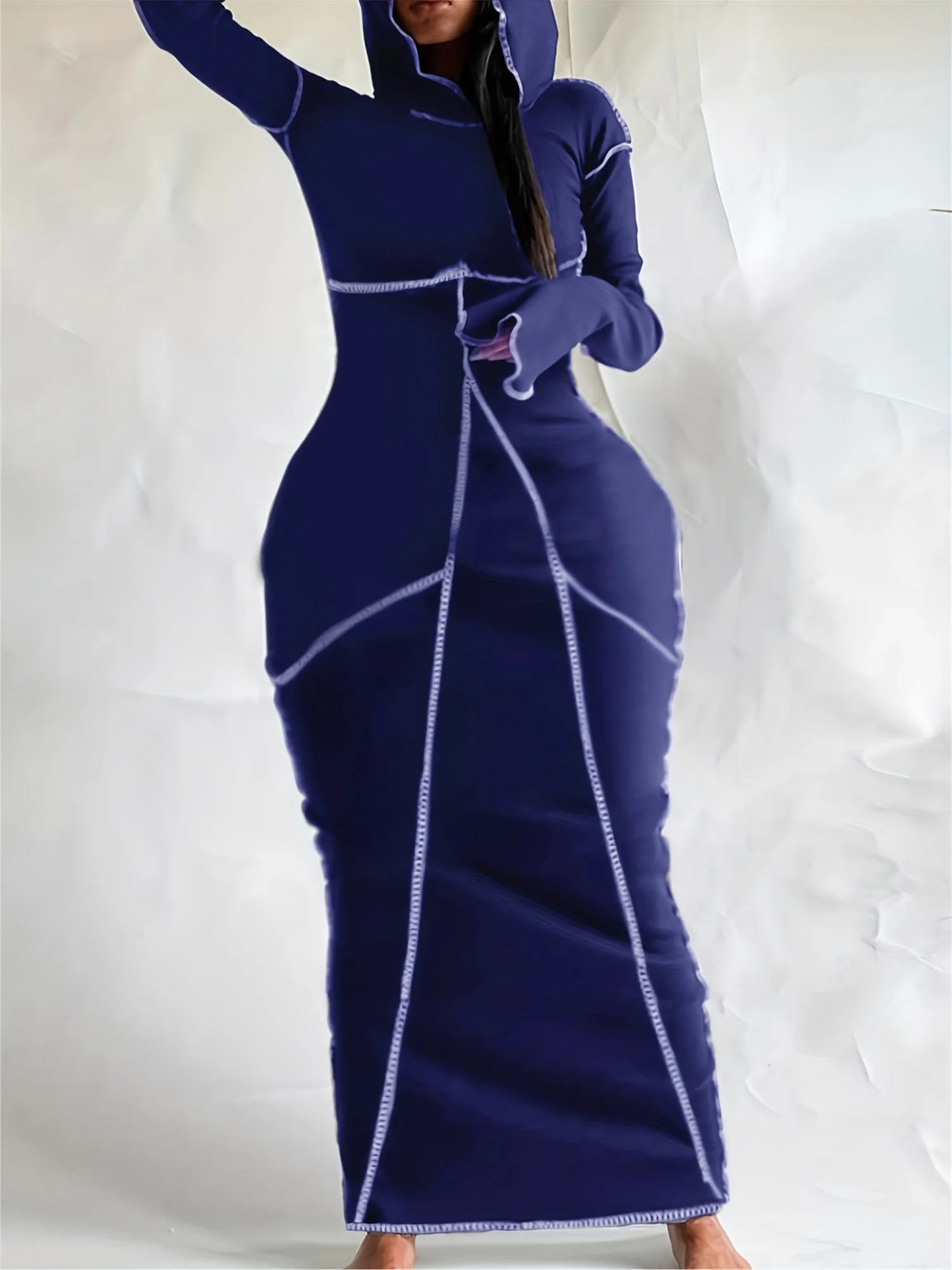 Hooded Line Dress