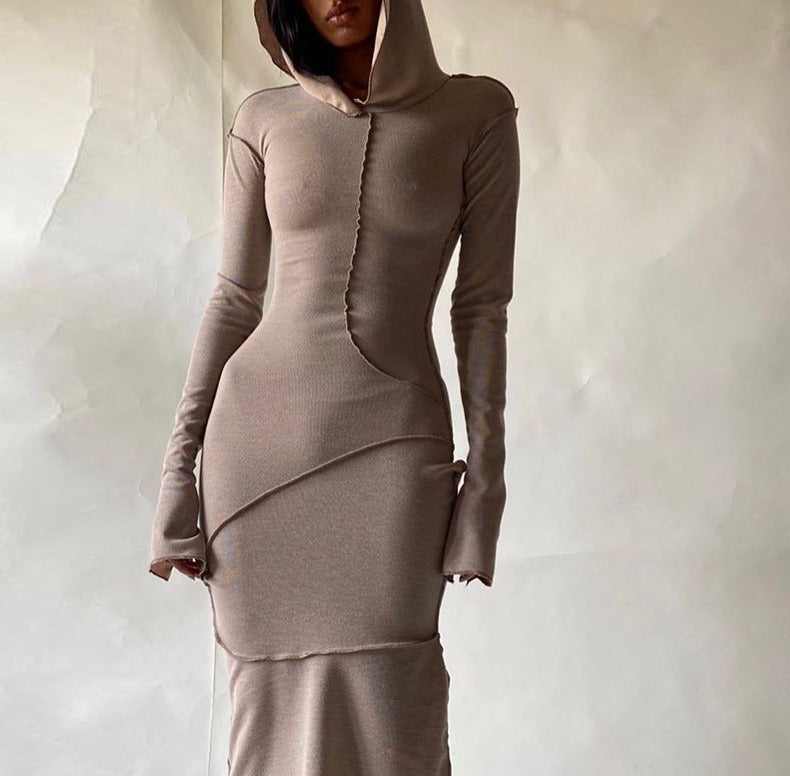 Hooded Line Dress