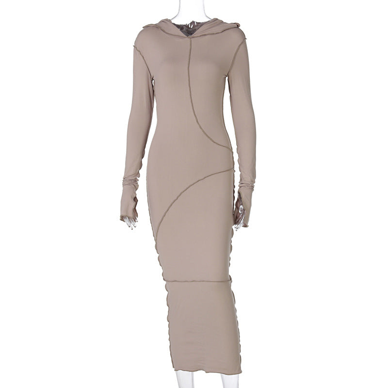 Hooded Line Dress